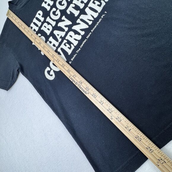 Erykah Badu Hip Hop Is Bigger Than The Government Concert Tee Small Black R&B - Picture 7 of 8